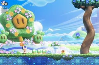 A Mario Wonder Troll Level